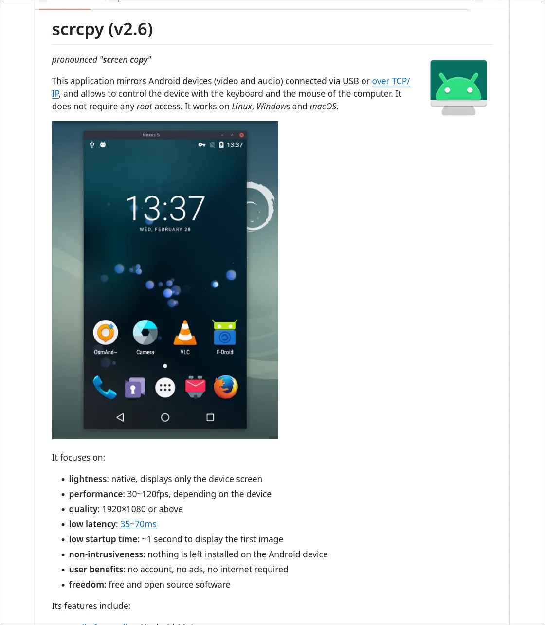 Scrcpy