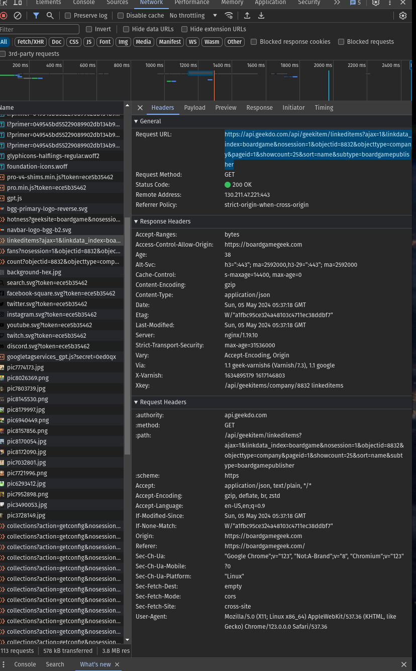 Finding the API